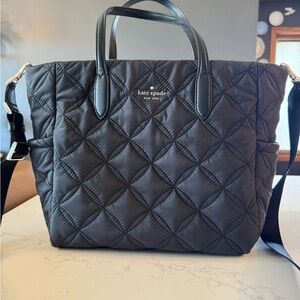 Kate Spade Chelsea Medium Satchel - Quilted Black